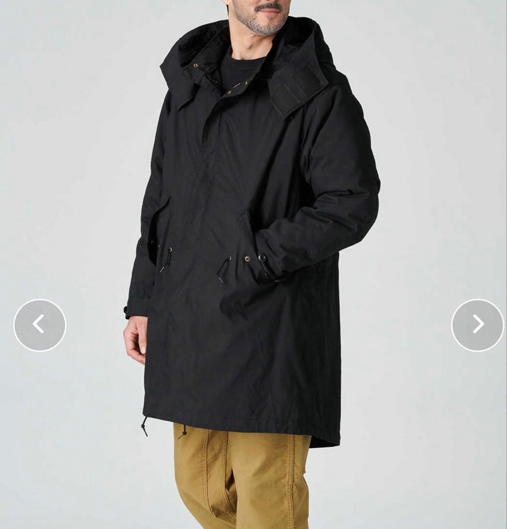 新品バックナンバーマルチウェイモッズコートインナー付き黒M定価15,800