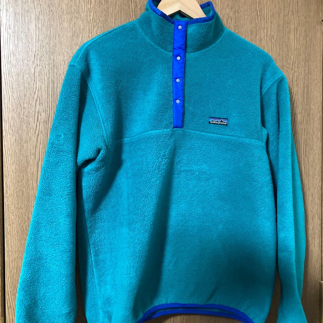 パタゴニアRマーク入り　80年代シンチラスナップT初期ポケットなし　カナダ製