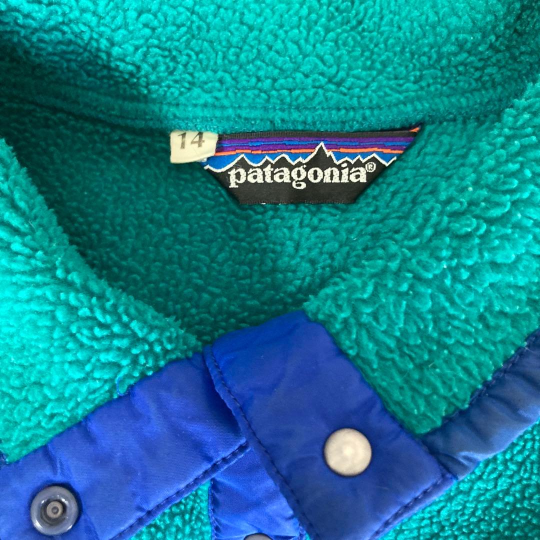 パタゴニアRマーク入り　80年代シンチラスナップT初期ポケットなし　カナダ製