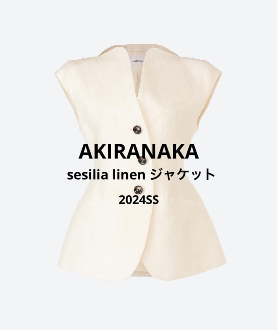AKIRANAKA sesilia linen ジャケット