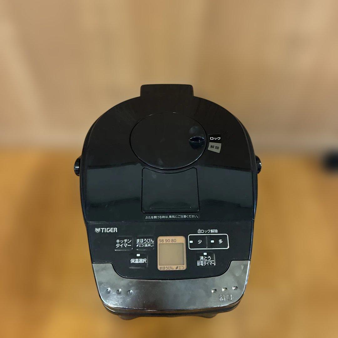 電気ポット 蒸気レス VE お湯計量機能付き とく子さん 3L PIG-J300