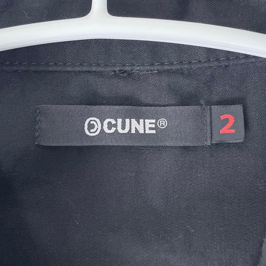 CUNEキューン うさぎプリント つなぎ オールインワン ブラック 2