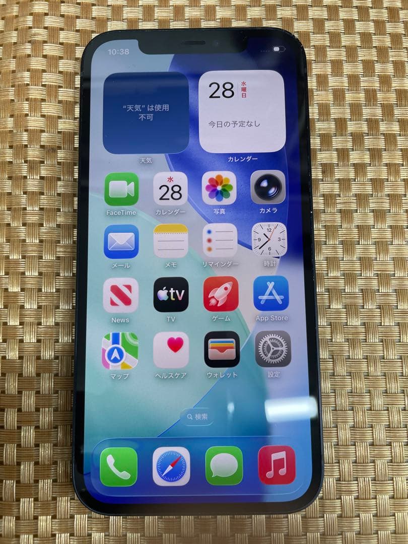 iPhone 12 64 GBブラックSIMフリー【6276】