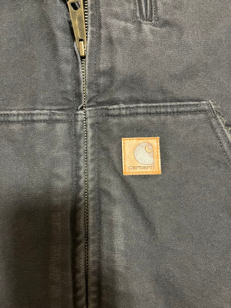 Carhartt カーハート ダックベスト 裏ボア ブラック USA 古着 人気