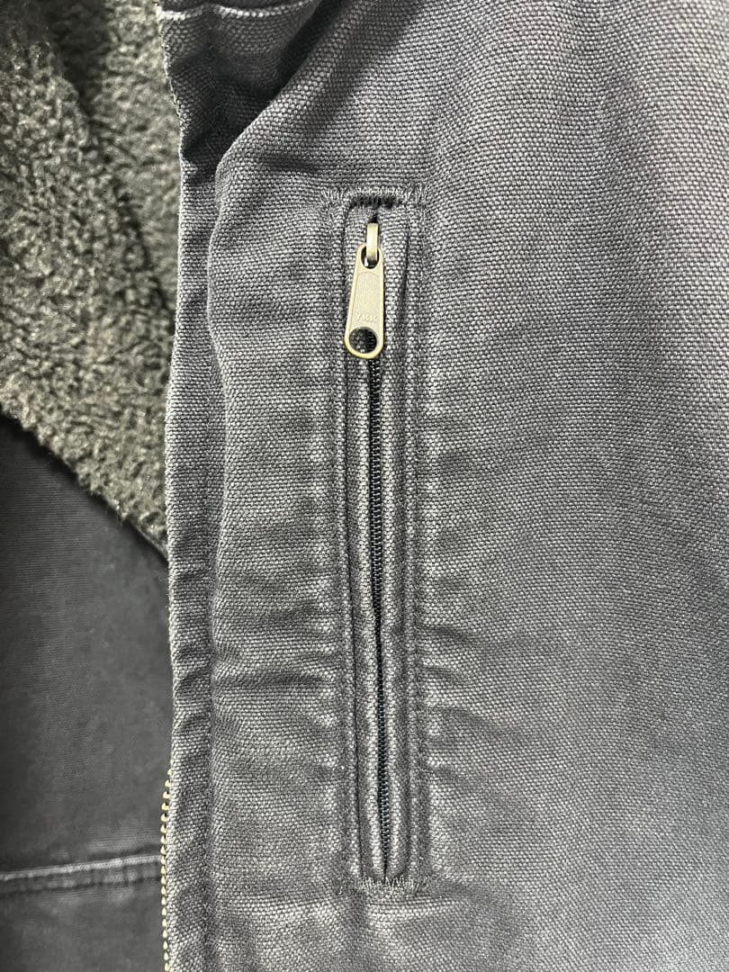 Carhartt カーハート ダックベスト 裏ボア ブラック USA 古着 人気