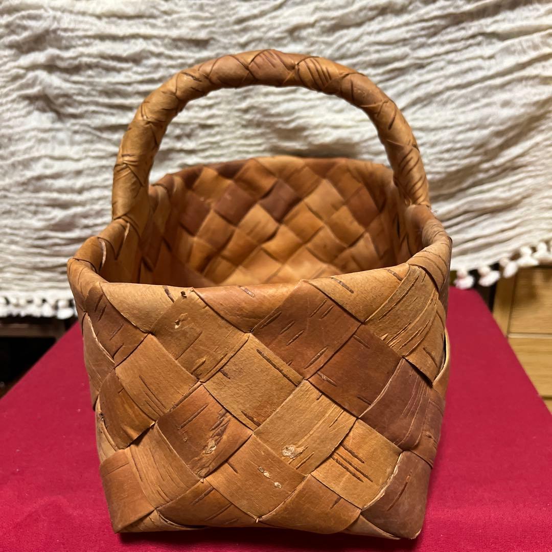 あやこ　Galina ガリーナさんの白樺かご　オーバル　フィンランド