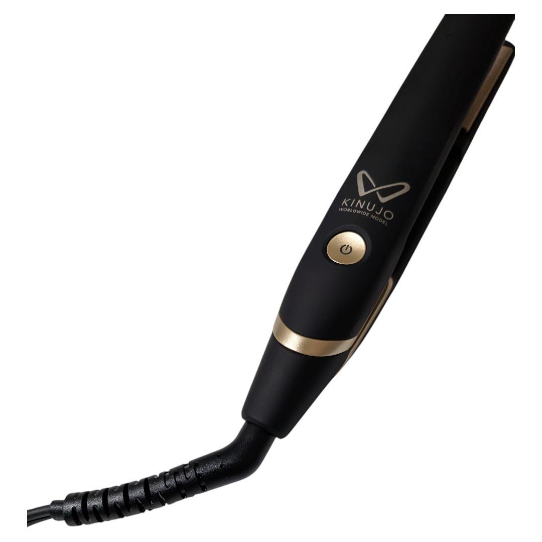 【美品】KINUJO ストレートヘアアイロン DS200-BK