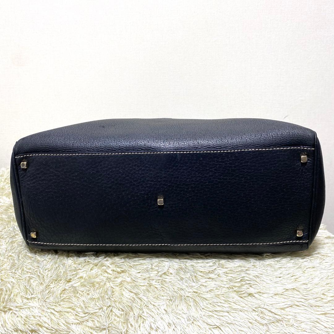 美品✨ Ferragamo フェラガモ ガンチーニ トートバック シボ革 A4可