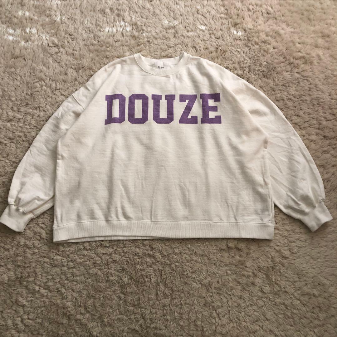 TROIS スウェットPO DOUZE オフホワイト　フレンチブリュ