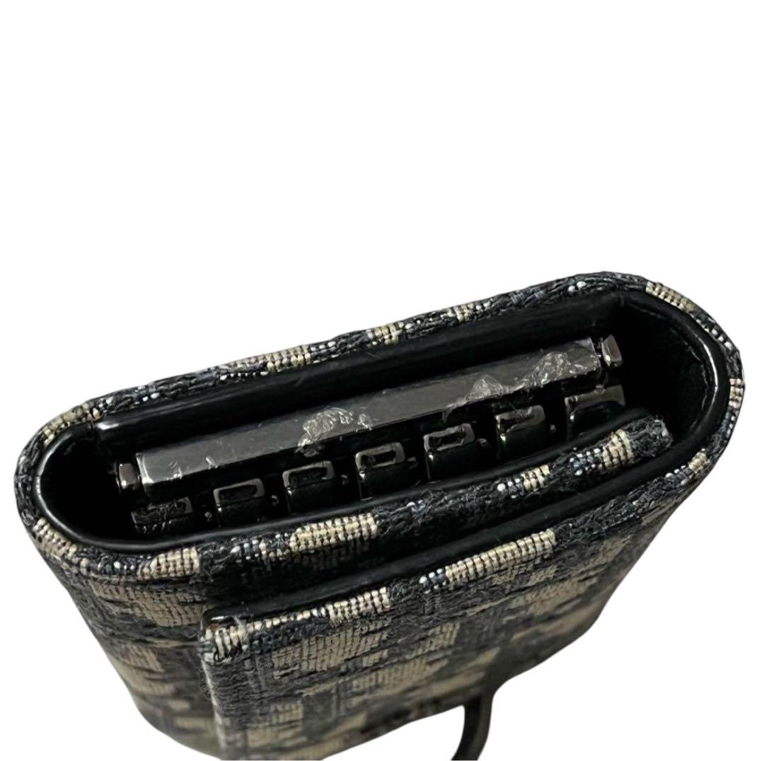 Dior ディオール キーケース 6連 オブリーク ジャガード シルバー金具