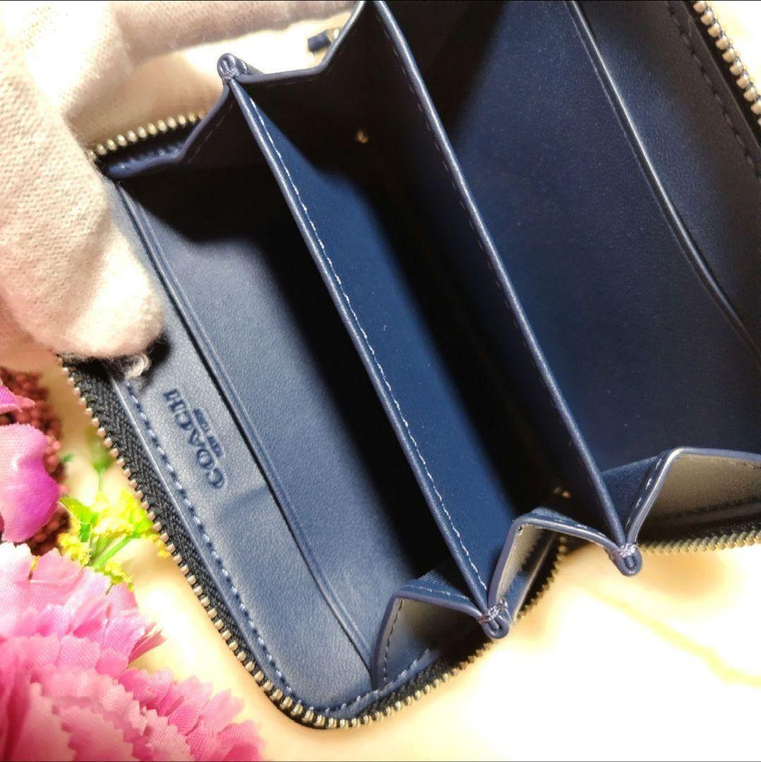 【限定セール！】COACH　ケース　小銭入れ ラウンドジップ　カードケース