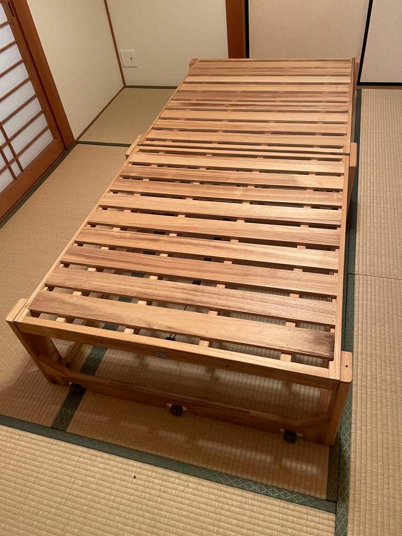 木製折りたたみベッドフレーム