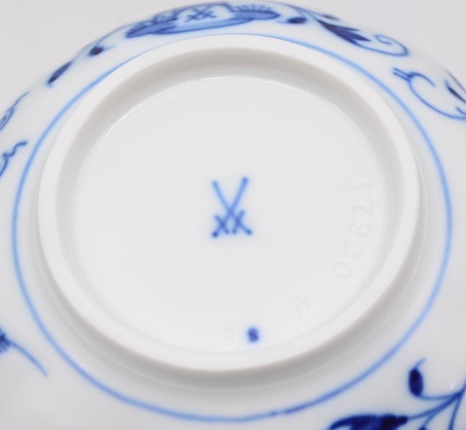 マイセン　MEISSEN　ティーカップ&ソーサーセット　ブルーオニオン　ザクロ