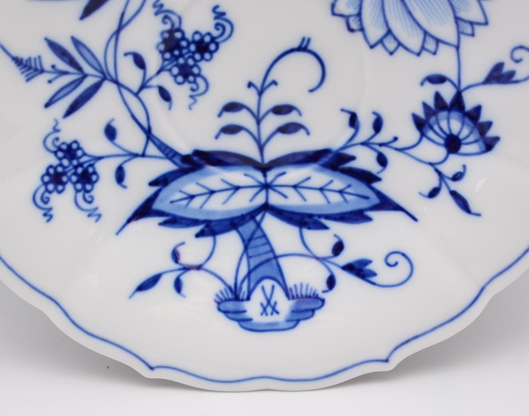 マイセン　MEISSEN　ティーカップ&ソーサーセット　ブルーオニオン　ザクロ