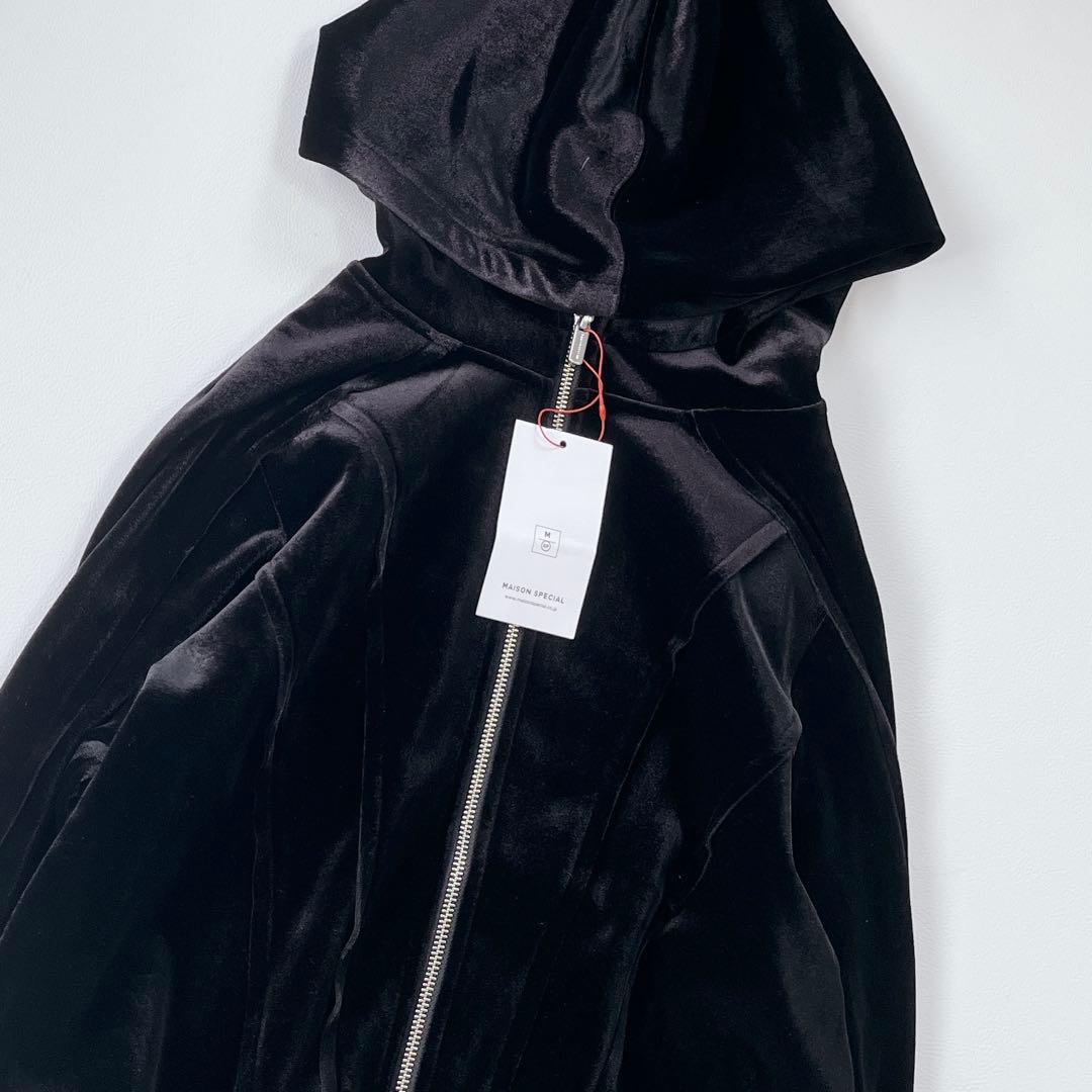 未使用✨2025 MAISON SPECIAL ベロアダンボールフーディパーカー