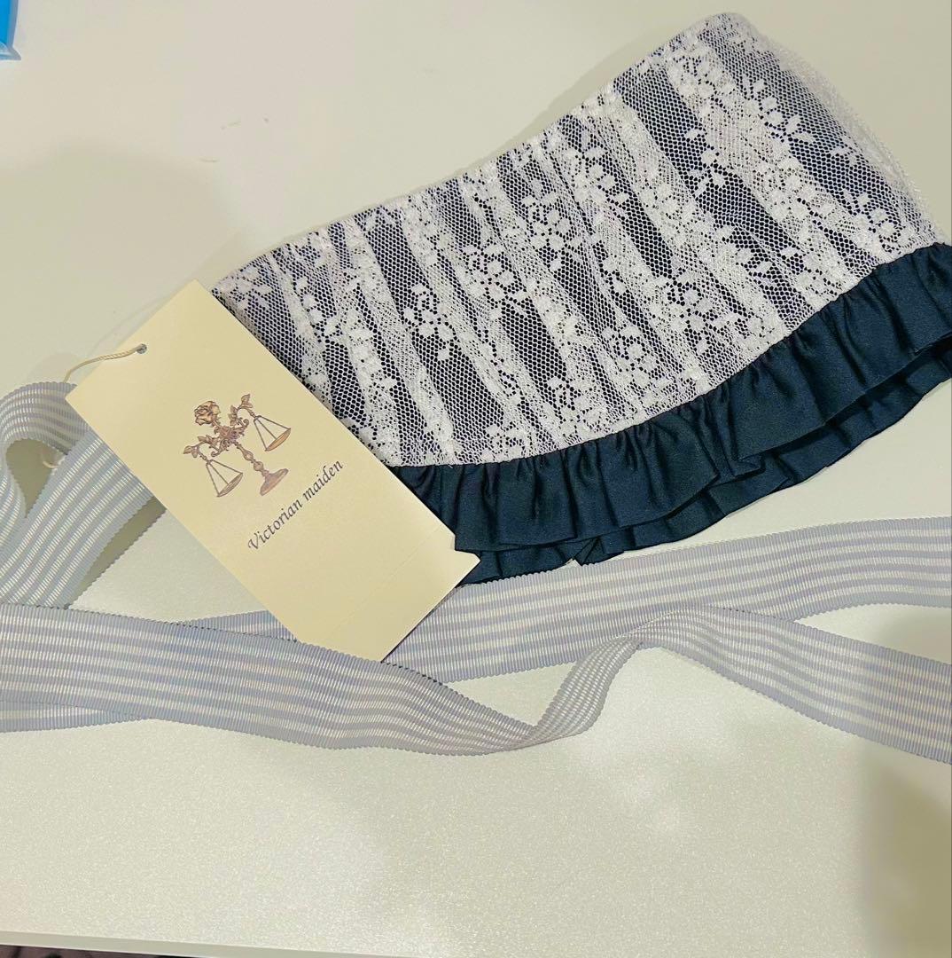 【新品未使用】Victorian maiden ヘッドドレス　ネイビー