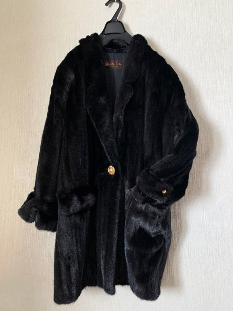 ANNE  ブラックファーコート