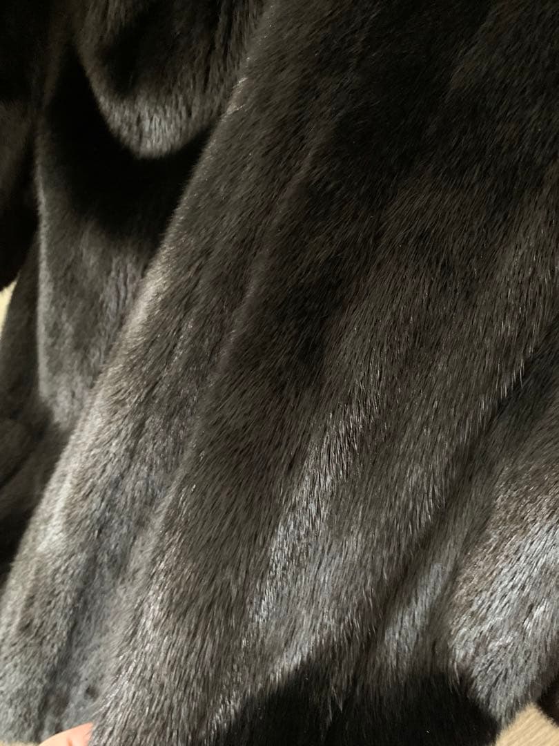 ANNE  ブラックファーコート