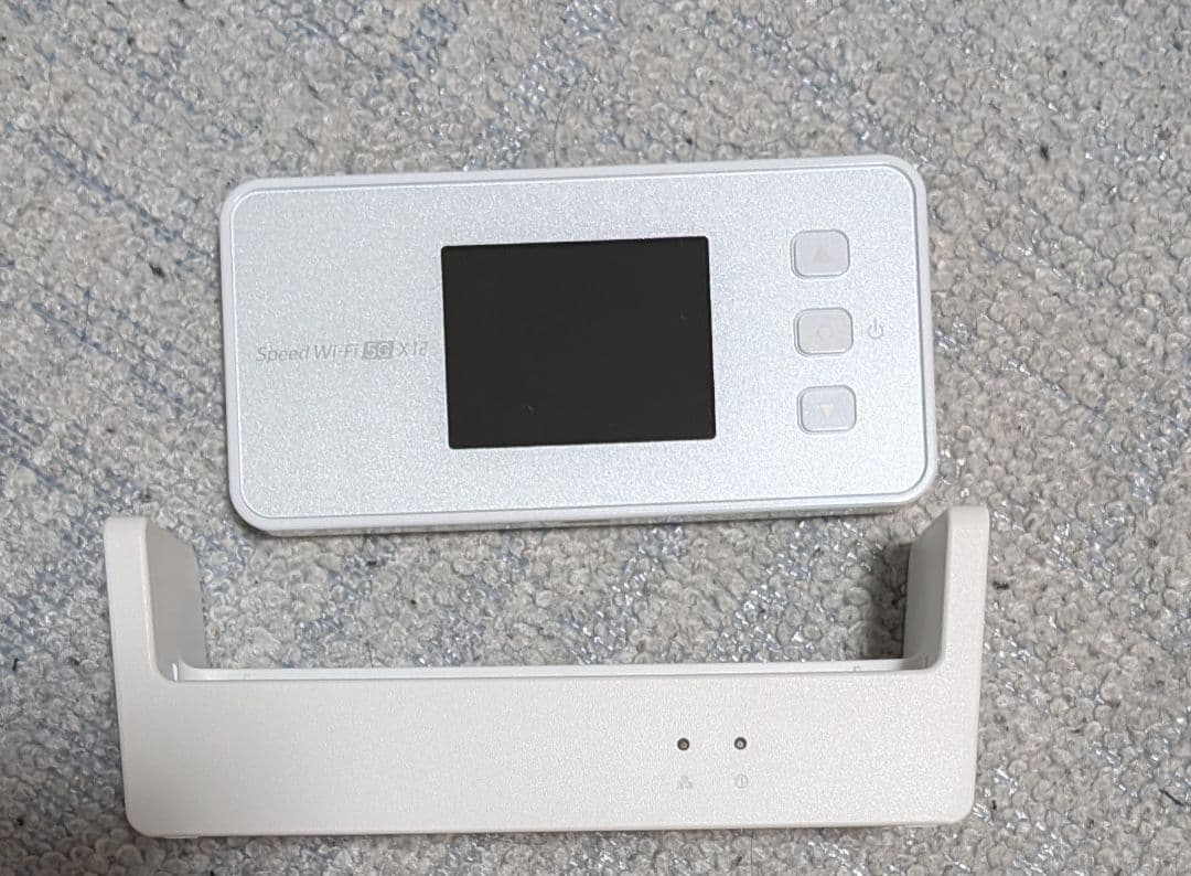 Speed Wi-Fi 5GX12 モバイルルーター クレードルセット ホワイト