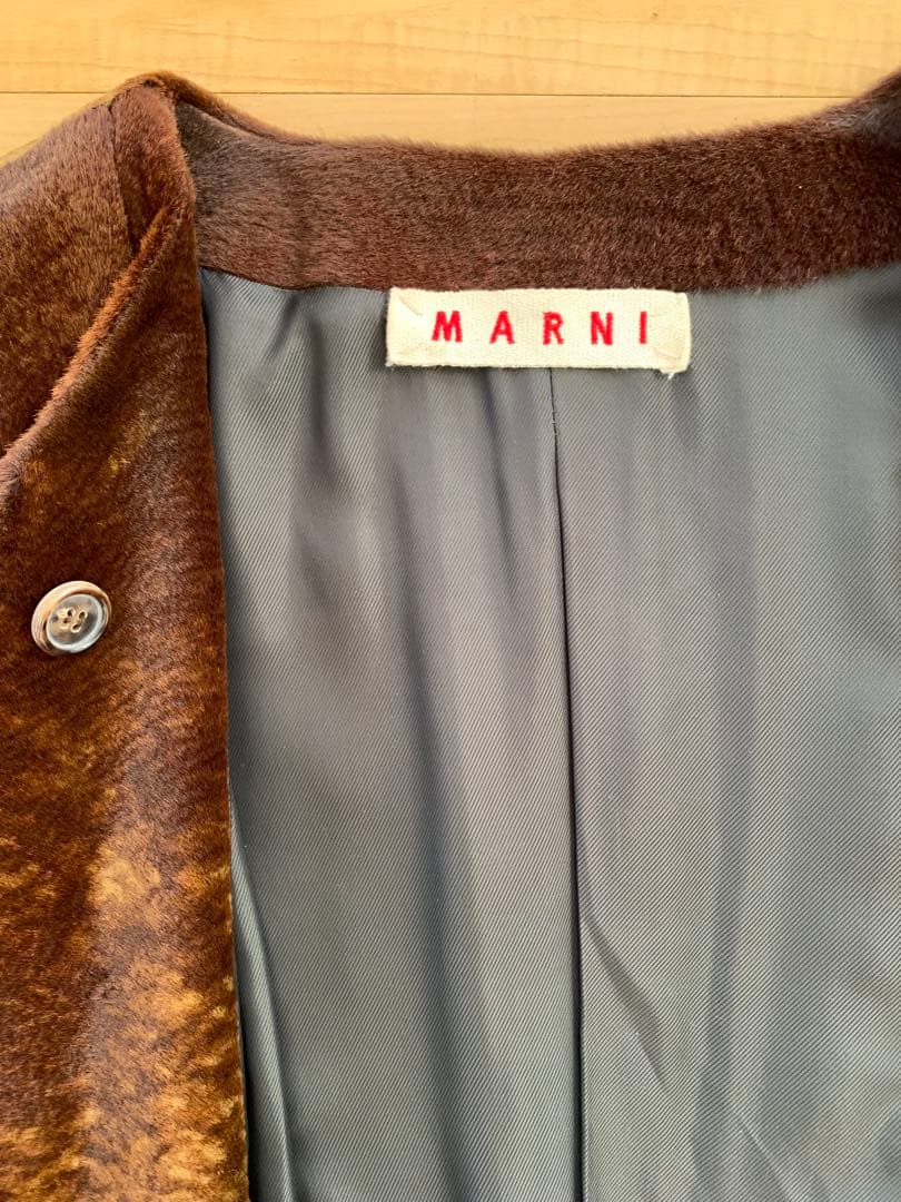 FROM JAPAN　マルニ　リアルファーコート（カンガルーファー）