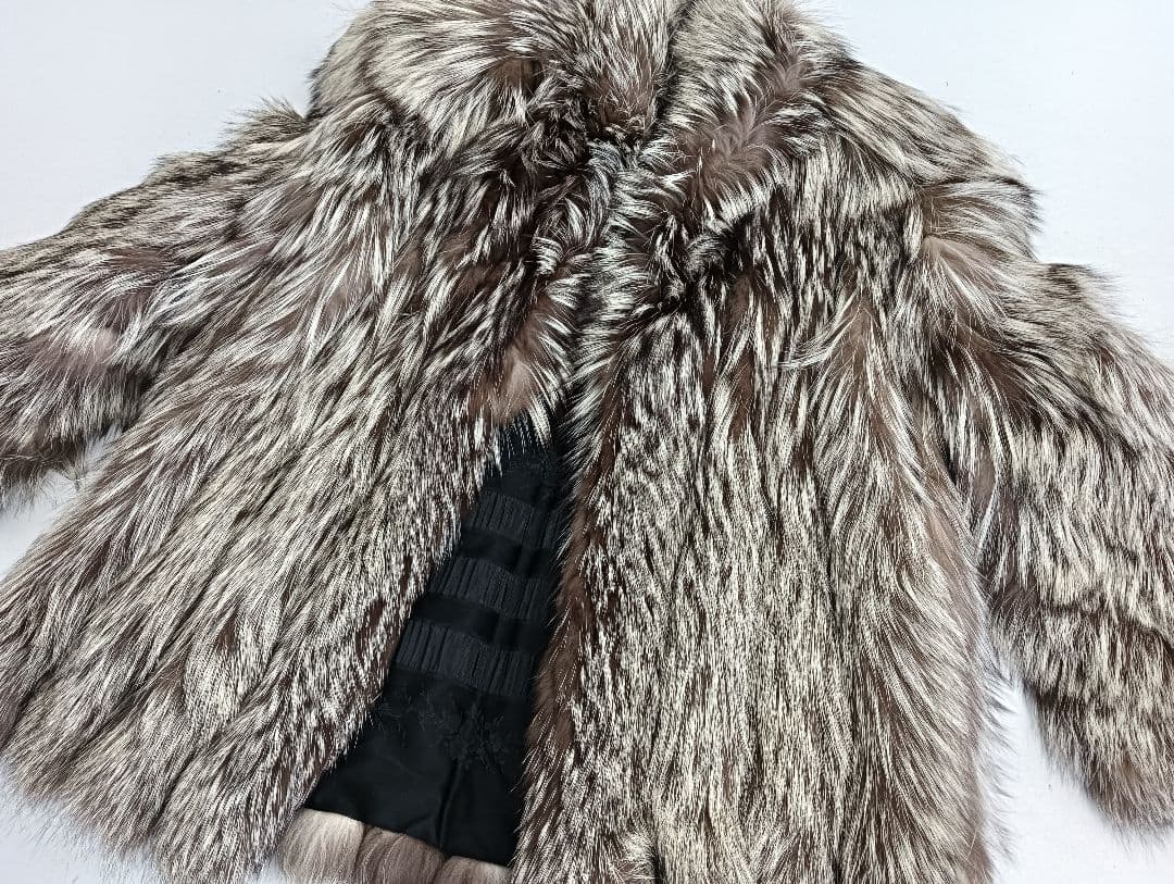 【26＊1068】◆最高級◆SAGA FOX サガフォックス◆毛皮コート 11号