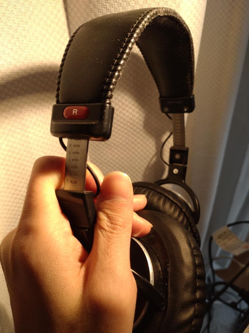 SONY MDR-CD900ST 有線ヘッドホン ※イヤーパッド交換済