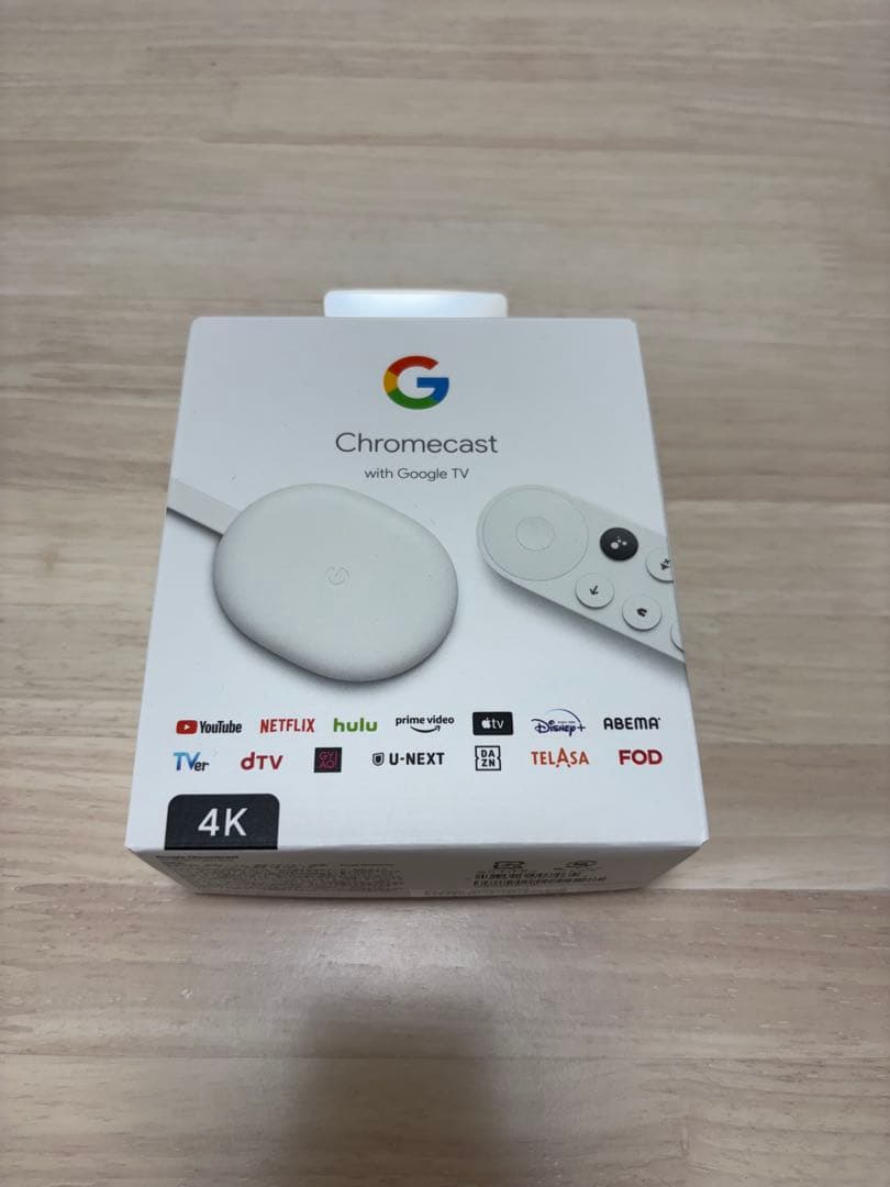美品　Chromecast with Google TV(4Kモデル)