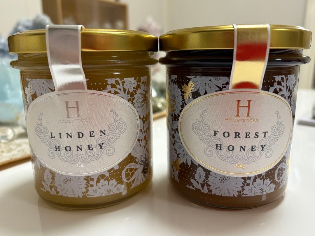 HTQ リンデンハニー450g&フォレストハニー450g