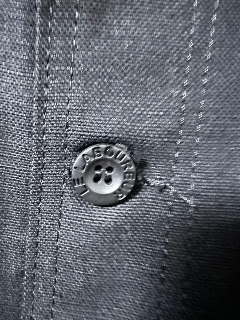 LE LABOUREURコットンリネンカバーオール　新品、未使用　ブラック3