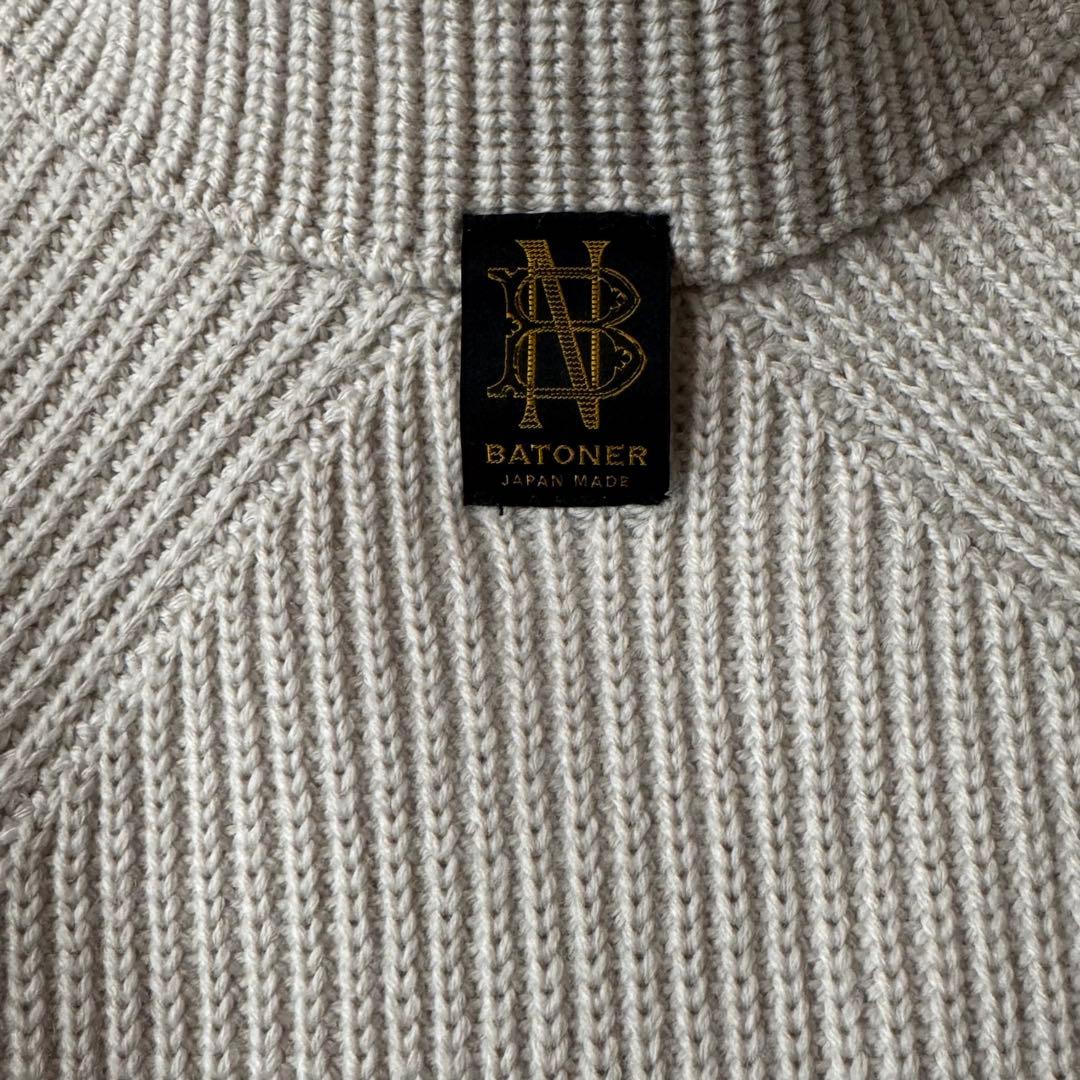 BATONER★ボトルネックニットベスト