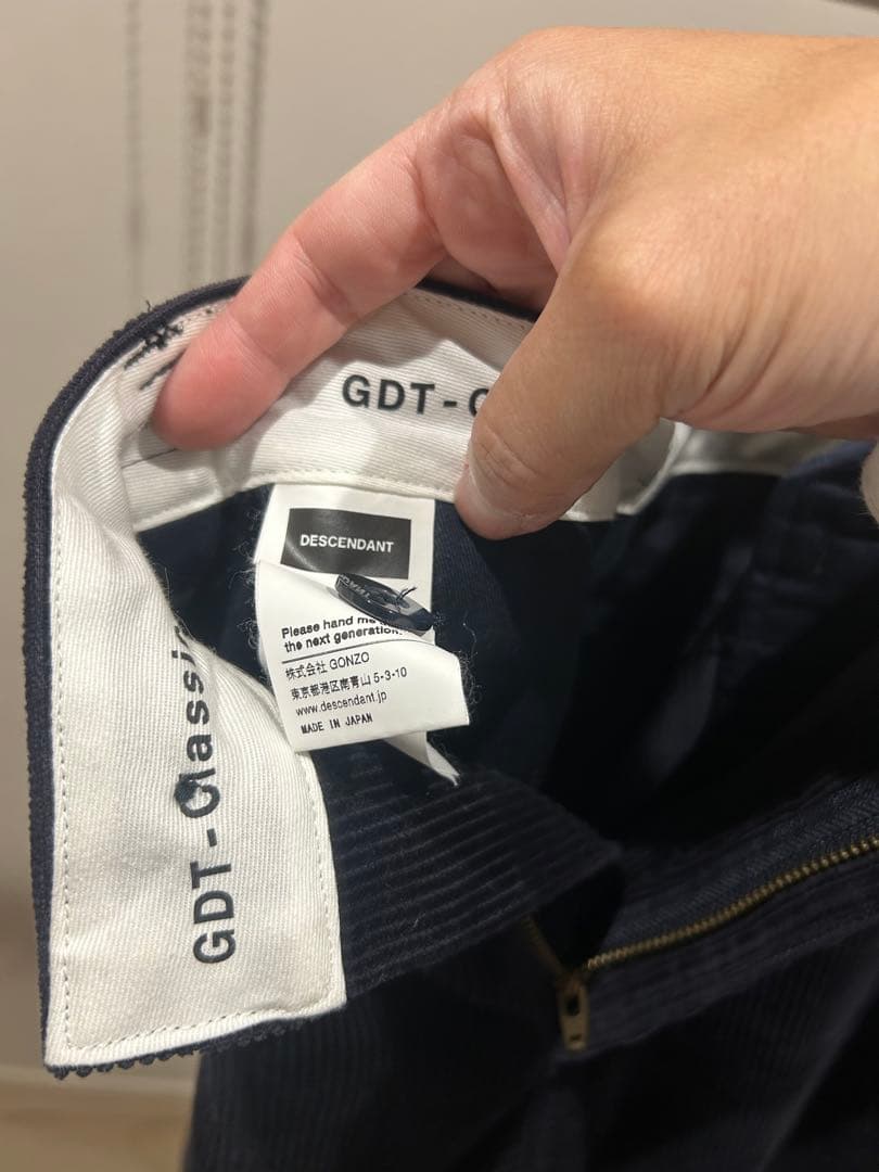 パンツ DESCENDANT DC-6 GDT CORDUROY TROUSERS 2
