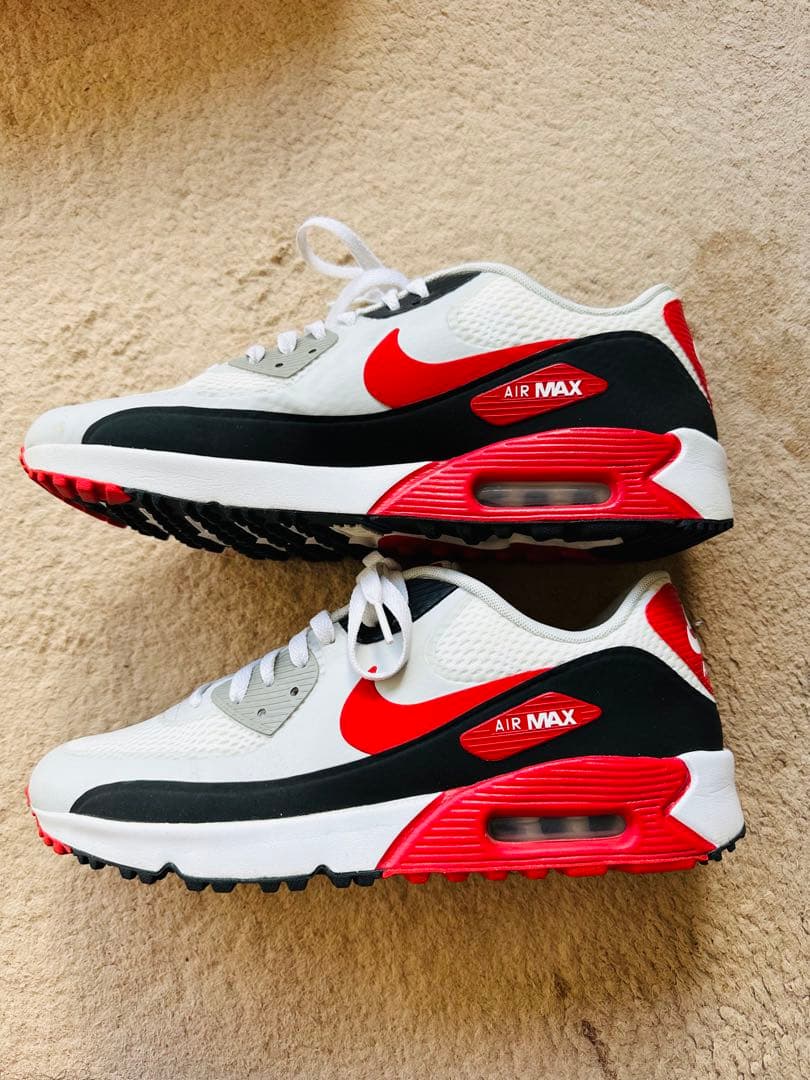 NIKE AIR MAX 90 G 赤 28 ナイキ エアマックス ゴルフ