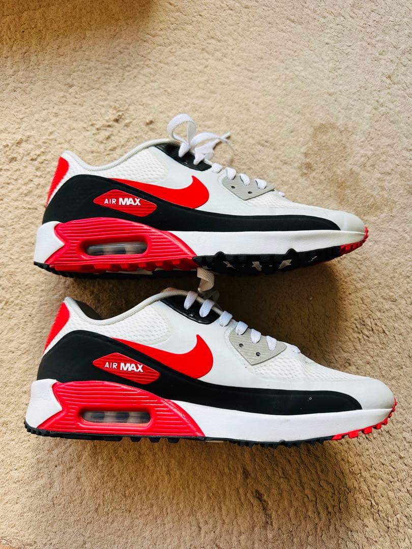 NIKE AIR MAX 90 G 赤 28 ナイキ エアマックス ゴルフ