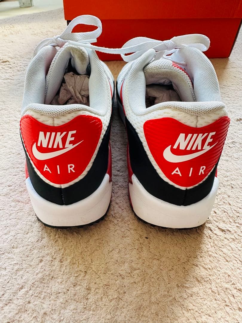 NIKE AIR MAX 90 G 赤 28 ナイキ エアマックス ゴルフ