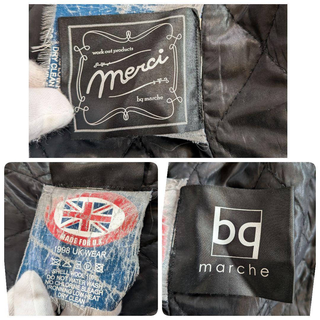 MARCHE HARRI S TWEED　bq marche　ダブルファスナー