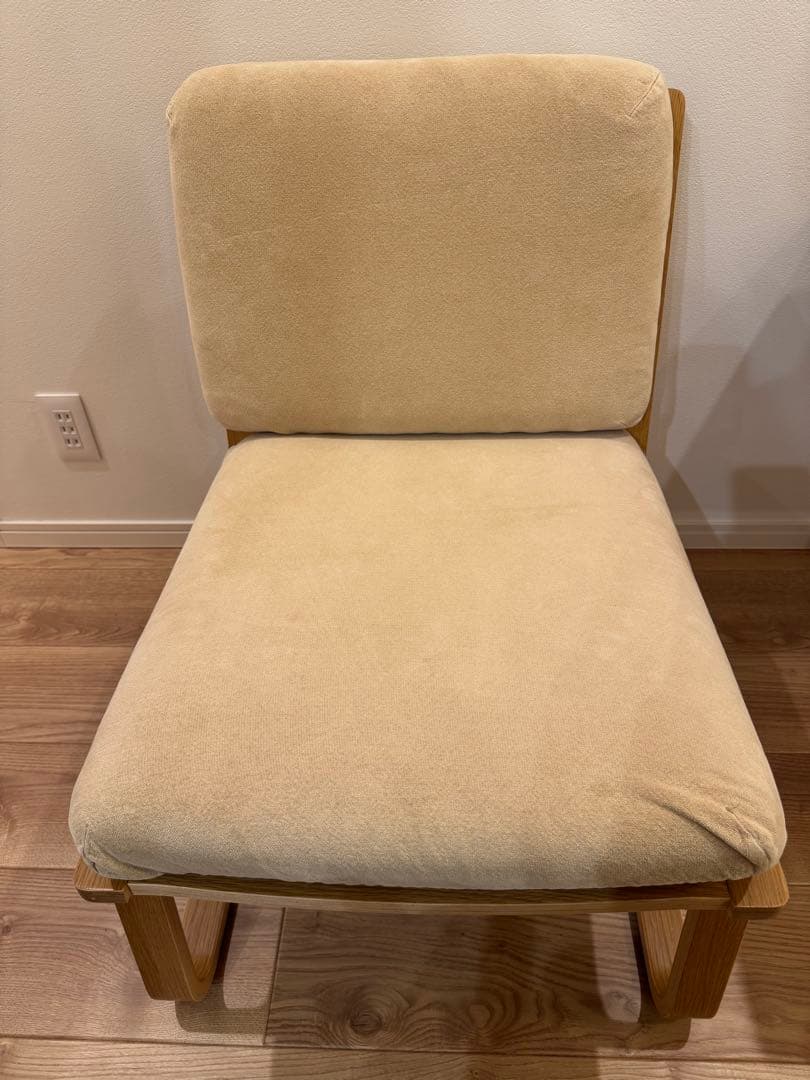 無印良品 MUJI オーク材 リビングでもダイニングでもつかえるソファチェア