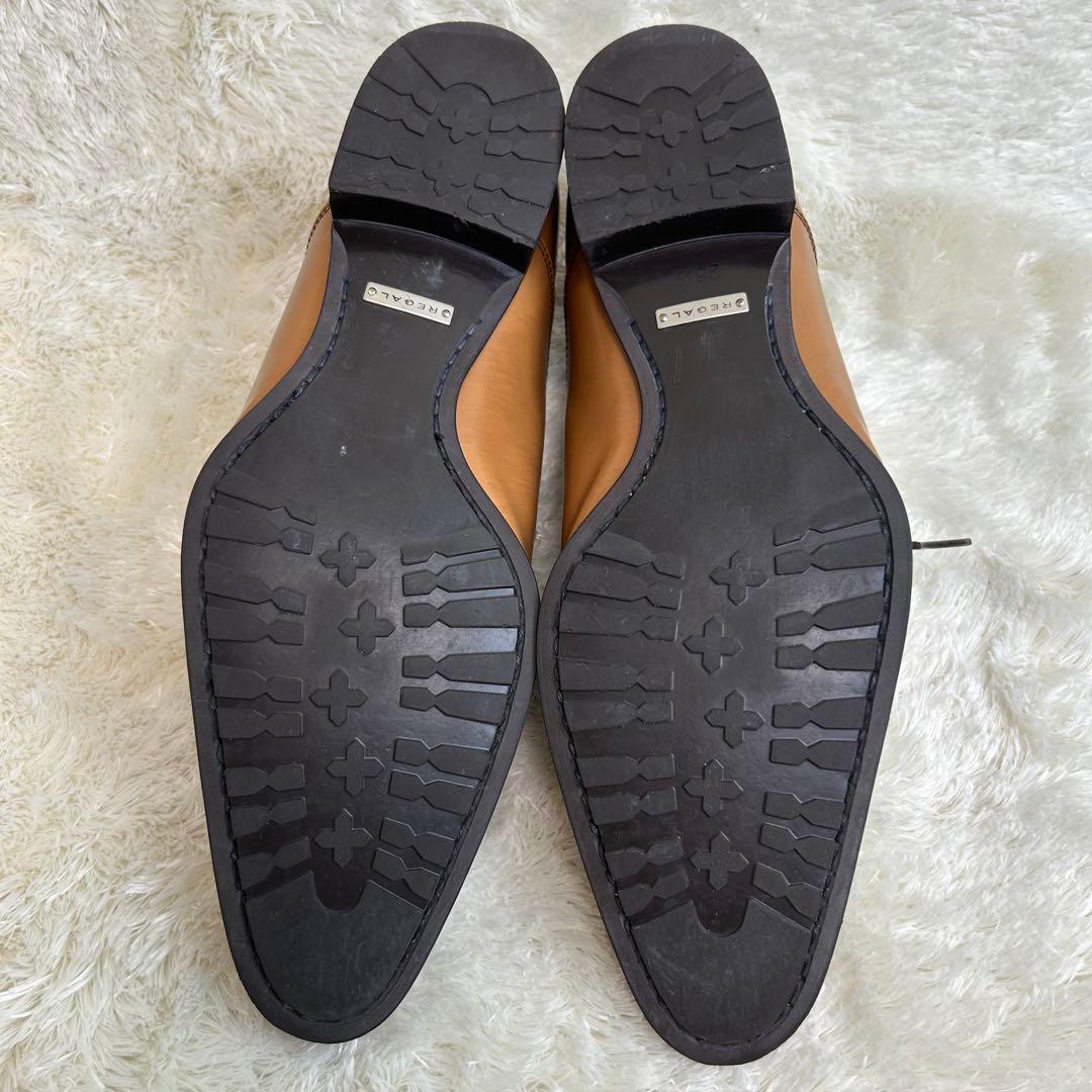 REGAL 011R ストレートチップ ブラウン 茶 25.5 レザー リーガル