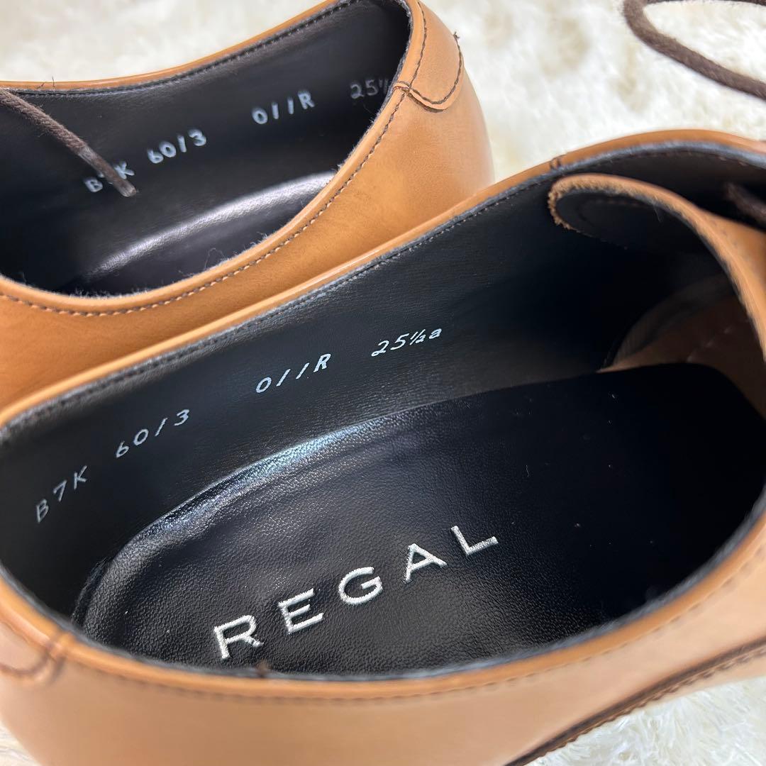 REGAL 011R ストレートチップ ブラウン 茶 25.5 レザー リーガル
