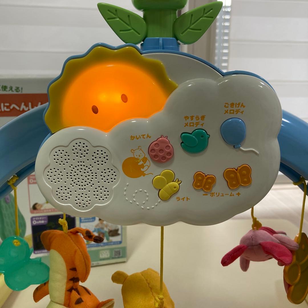 プーメリー　6WAYベビージム 音楽・光機能付き