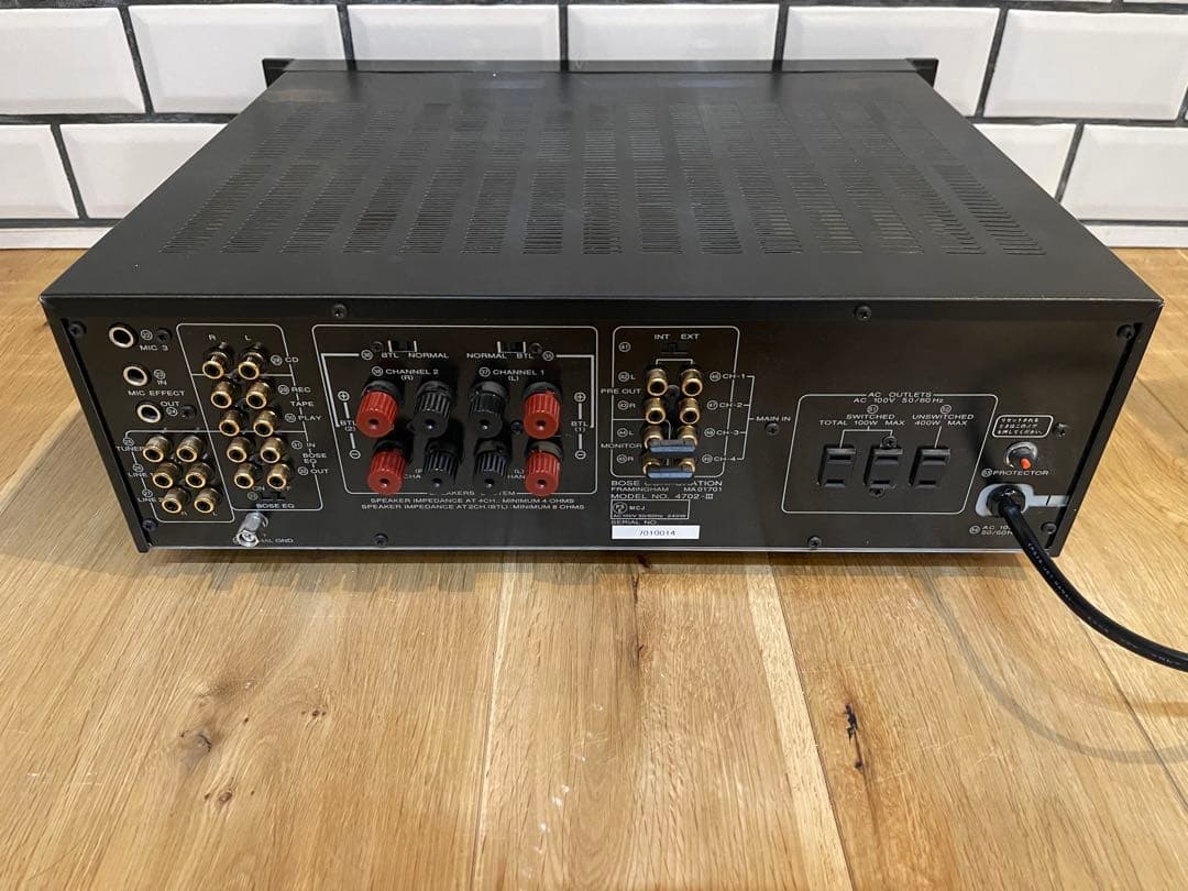 ハ*ク様 BOSE プリメインアンプ 4702Ⅲ