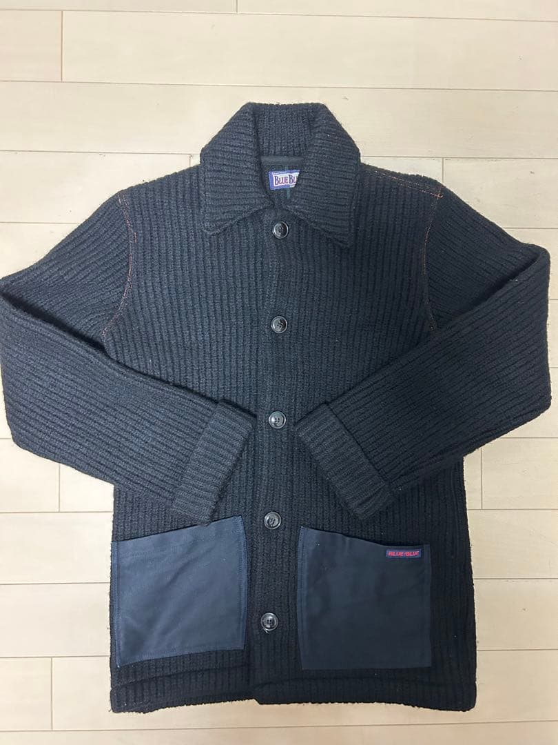 ハリウッドランチマーケット　BlueBlue 圧縮ニット ネイビー　M相当