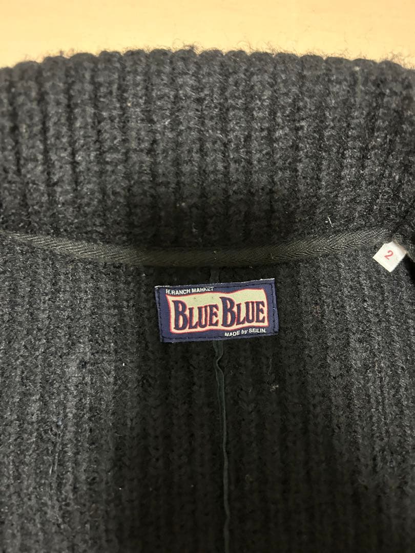 ハリウッドランチマーケット　BlueBlue 圧縮ニット ネイビー　M相当