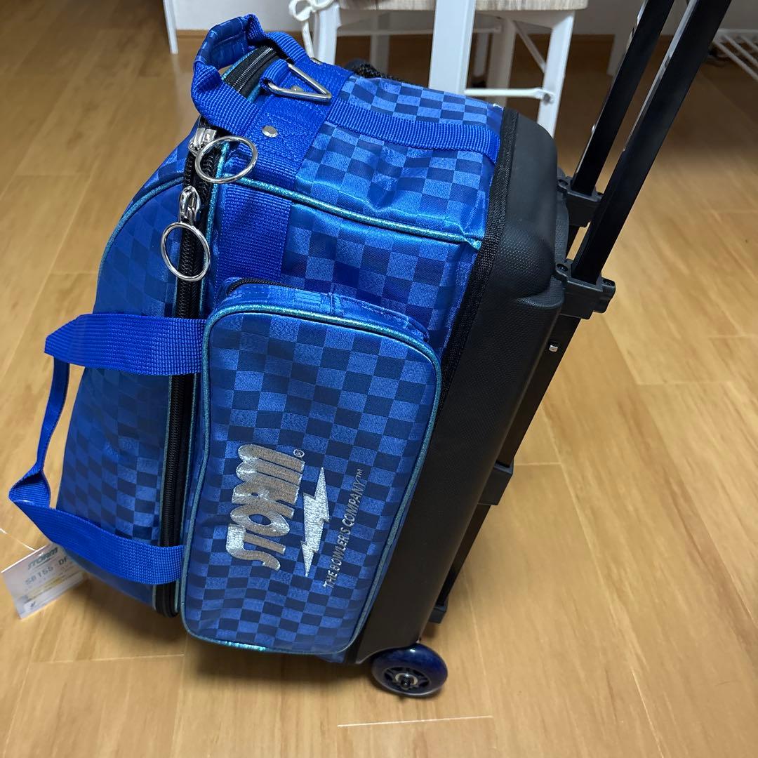 【新品/未使用】STORM ボウリング用バッグ 青 2個収納