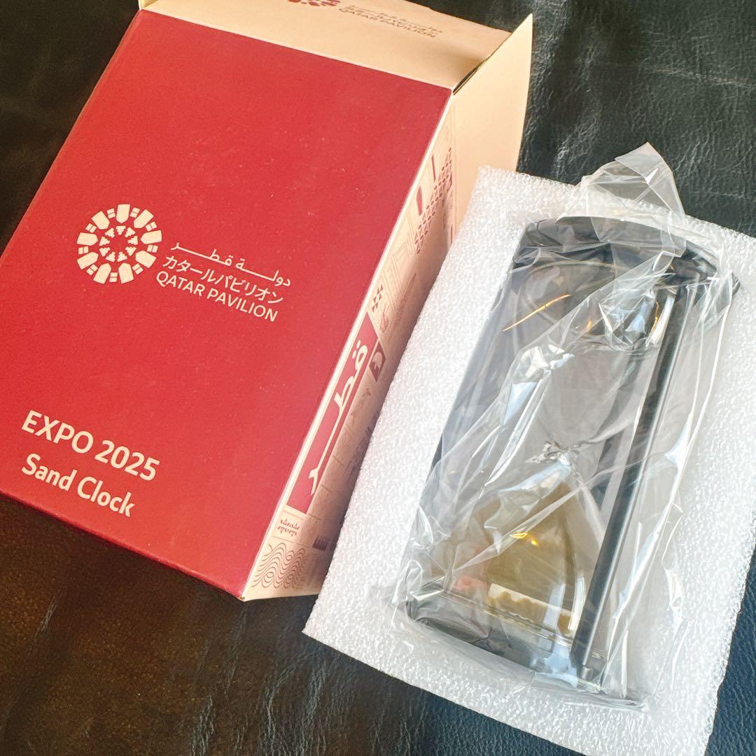 【新品未使用】大阪関西万博　カタールパビリオン　サンドアート　オブジェ【限定品】