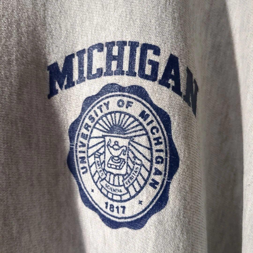 チャンピオン リバースウィーブ ミシガン 両面 スウェット 90s USA製