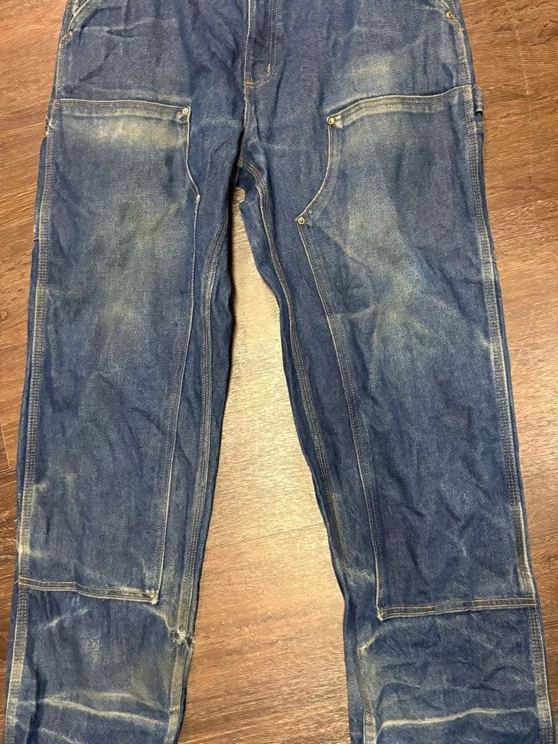 カーハート　ダブルニー　デニム　パンツ　34×34