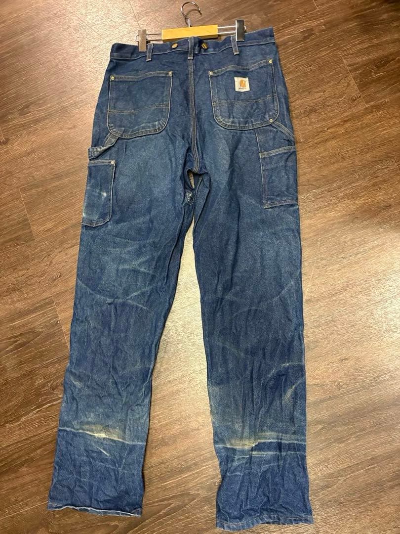 カーハート　ダブルニー　デニム　パンツ　34×34