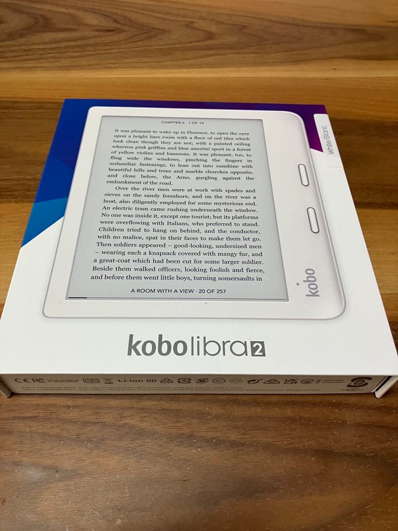 kobo libra 2 電子書籍リーダー 本体 ホワイト + グレーカバー