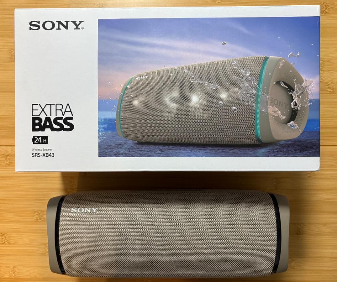 SONY SRS-XB43 ワイヤレススピーカー グレー