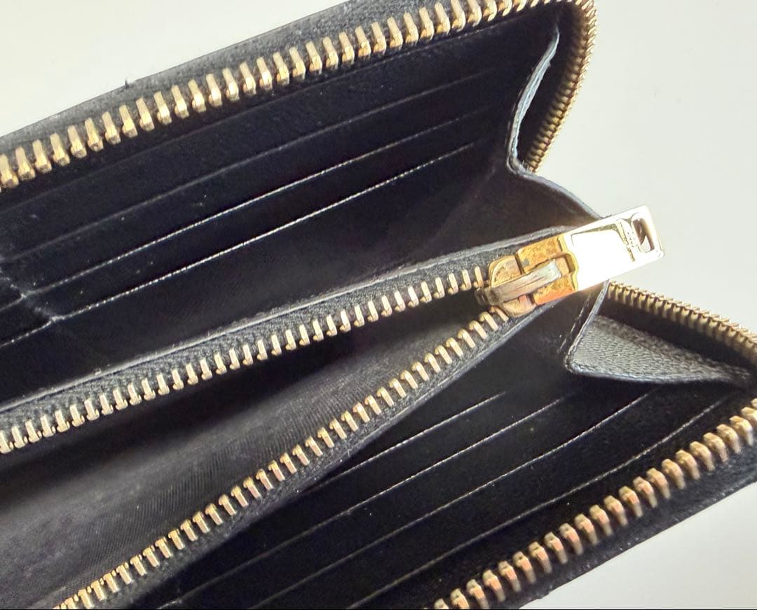 ヴ*★様 SAINT LAURENT ブラック長財布